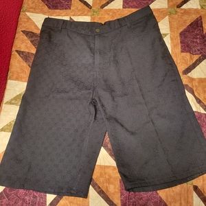 Mens Gucci Black Shorts